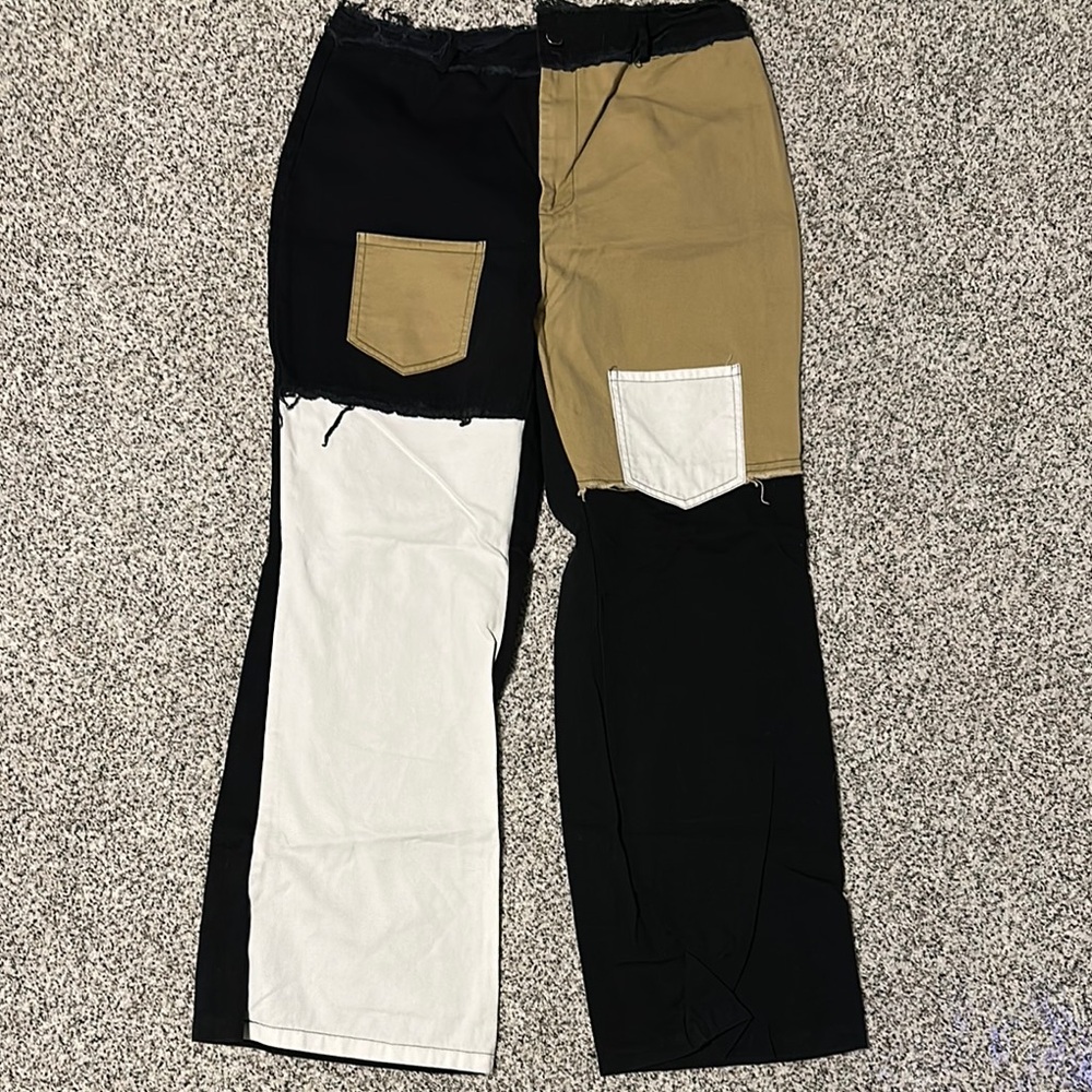Women SHEIN Colorblock Pants